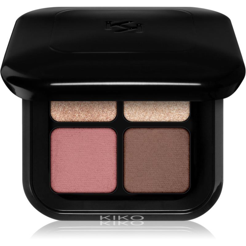 KIKO Milano New Bright Quartet luomiväripaletti sävy 02 Rosy Mauve Variations 3.5 g