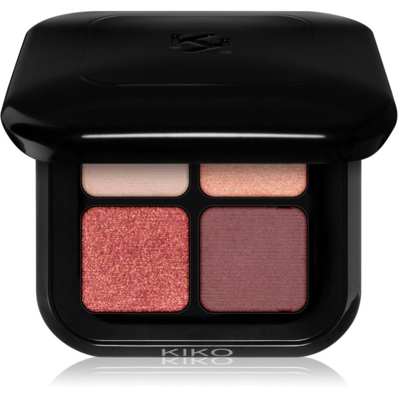 KIKO Milano New Bright Quartet luomiväripaletti sävy 03 Burgundy Variations 3.5 g