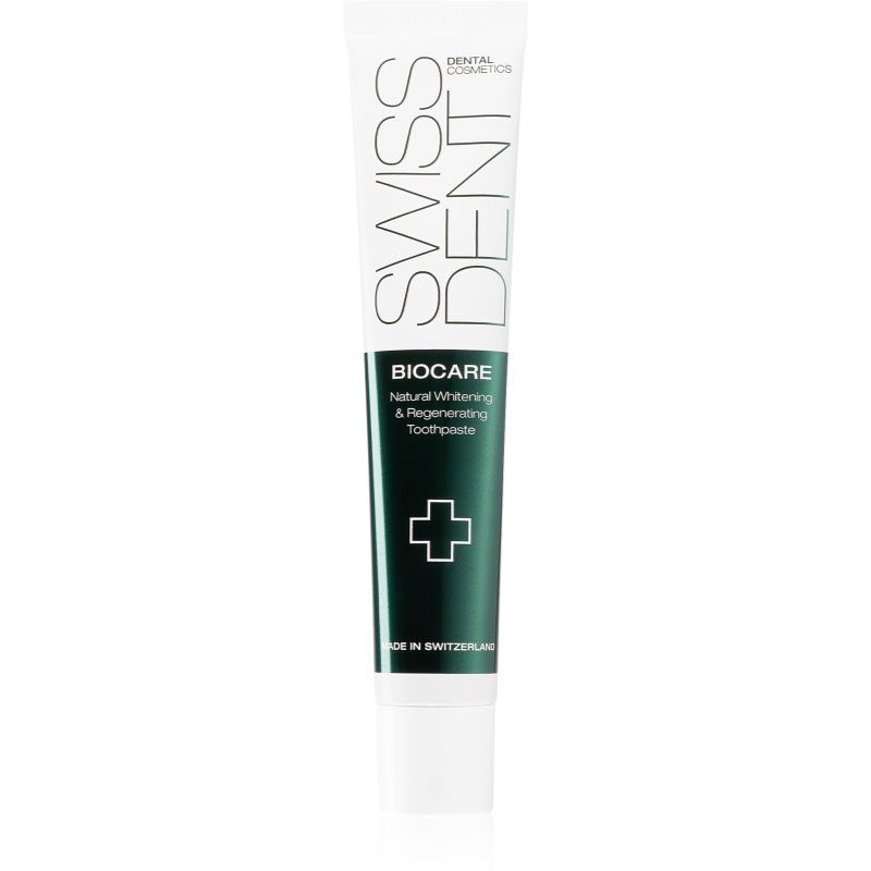 Swissdent Biocare Natural Whitening and Regenerating elvyttävä ja valkaiseva hammastahna 50 ml