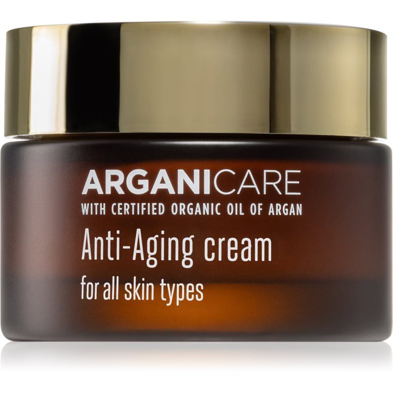 Arganicare Anti-Aging Cream ihon ikääntymistä ehkäisevä suojavoide kaikille ihotyypeille 50 ml