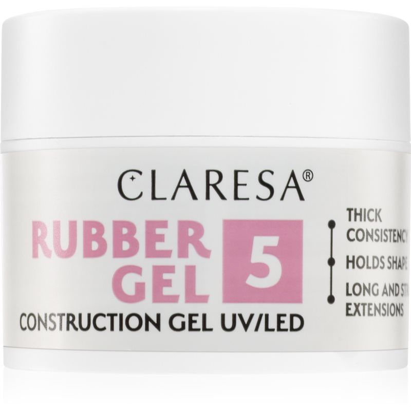 Claresa Rubber Gel Construction Gel UV/LED pidentävä geelikynsilakka sävy 05 12 g