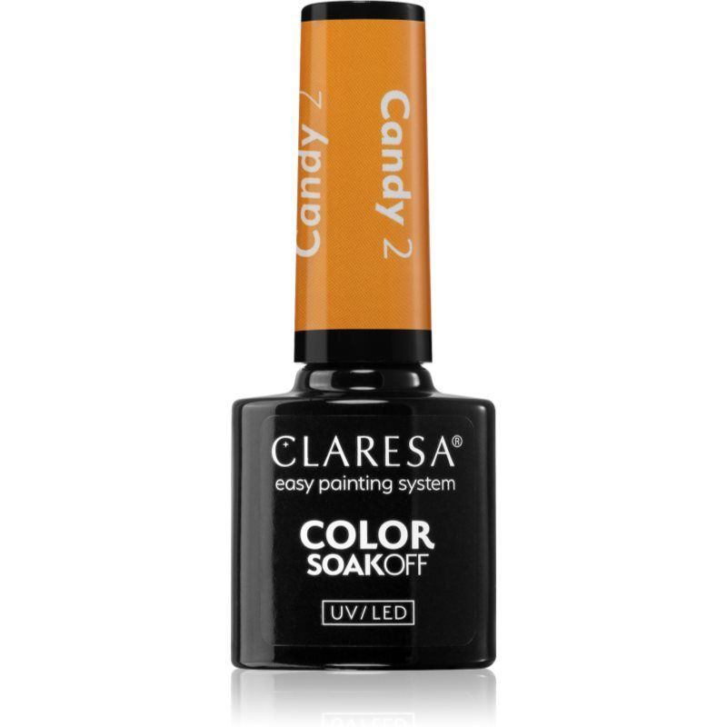 Claresa SoakOff UV/LED Color Candy geelikynsilakka sävy 2 5 g
