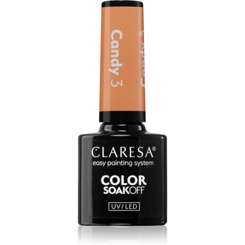 Claresa SoakOff UV/LED Color Candy geelikynsilakka sävy 3 5 g