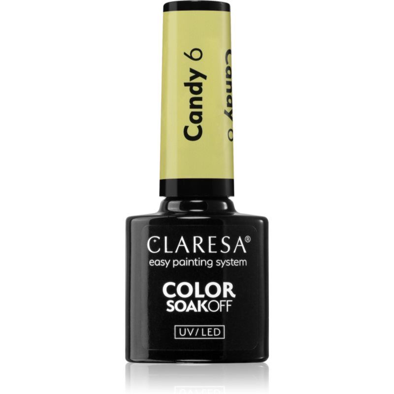 Claresa SoakOff UV/LED Color Candy geelikynsilakka sävy 6 5 g