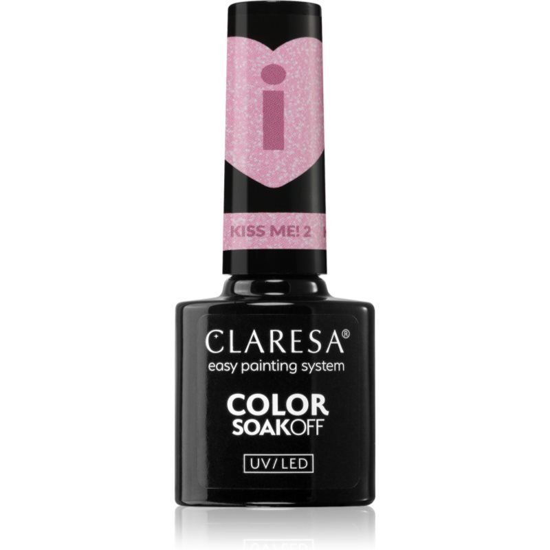Claresa SoakOff UV/LED Color Kiss Me geelikynsilakka sävy 2 5 g