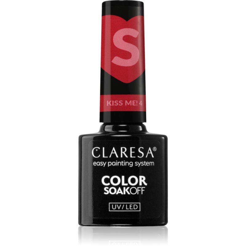 Claresa SoakOff UV/LED Color Kiss Me geelikynsilakka sävy 4 5 g
