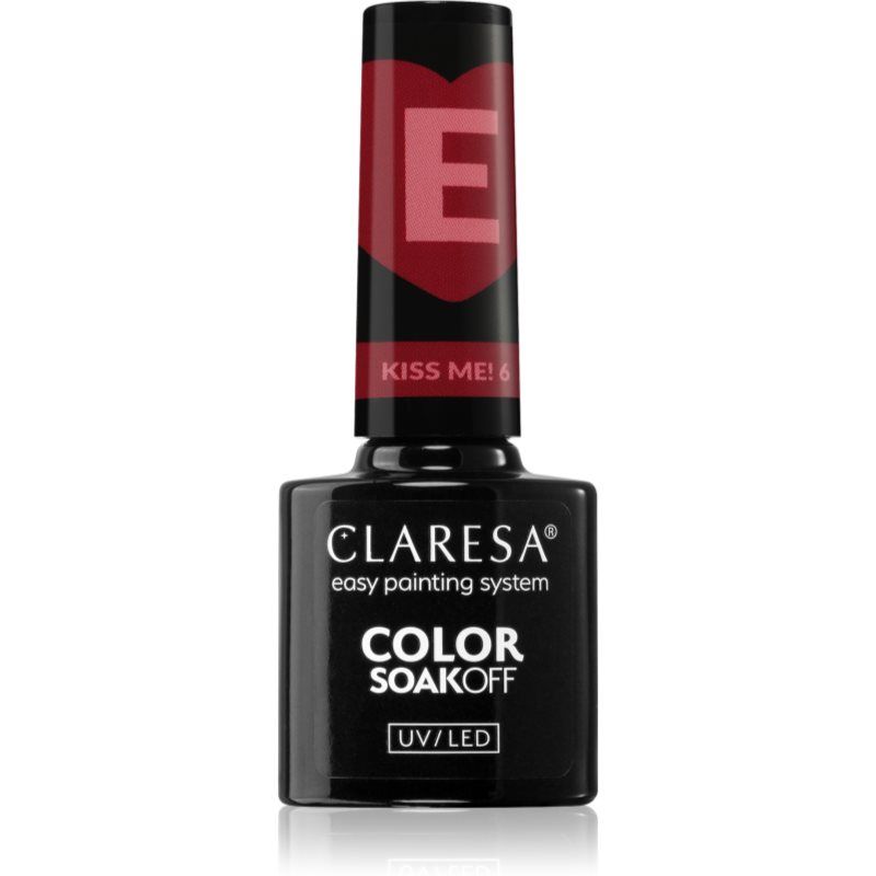 Claresa SoakOff UV/LED Color Kiss Me geelikynsilakka sävy 6 5 g