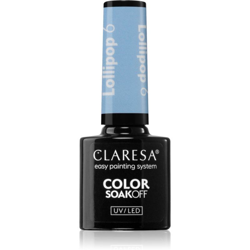 Claresa SoakOff UV/LED Color Lollipop geelikynsilakka sävy 6 5 g