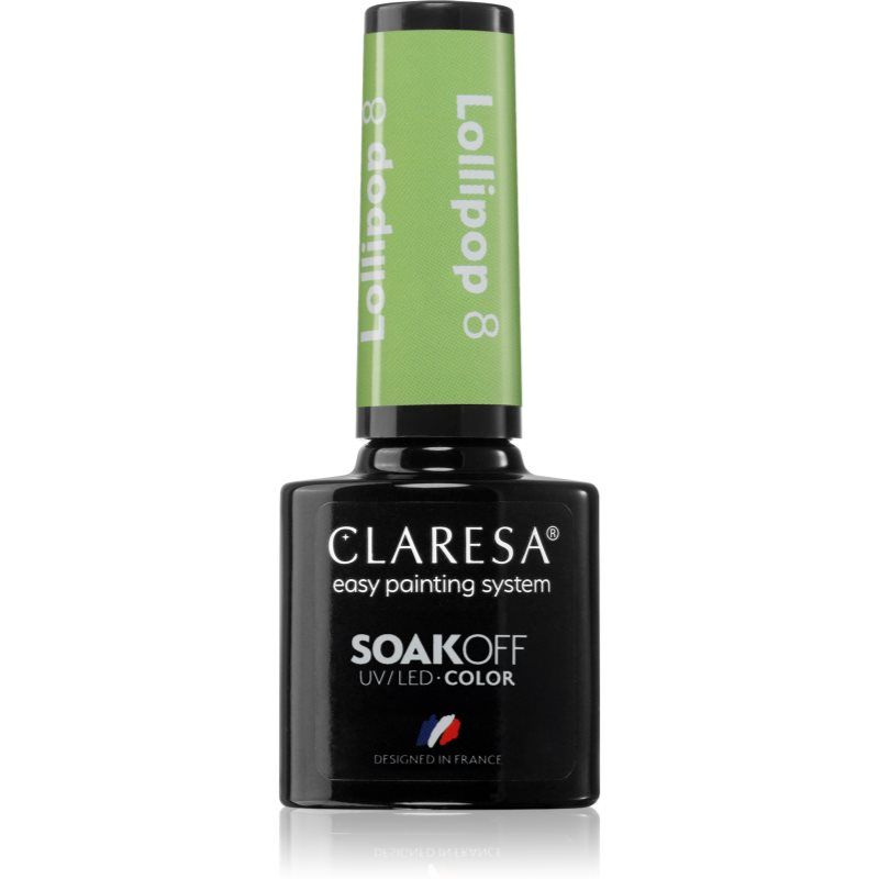 Claresa SoakOff UV/LED Color Lollipop geelikynsilakka sävy 8 5 g