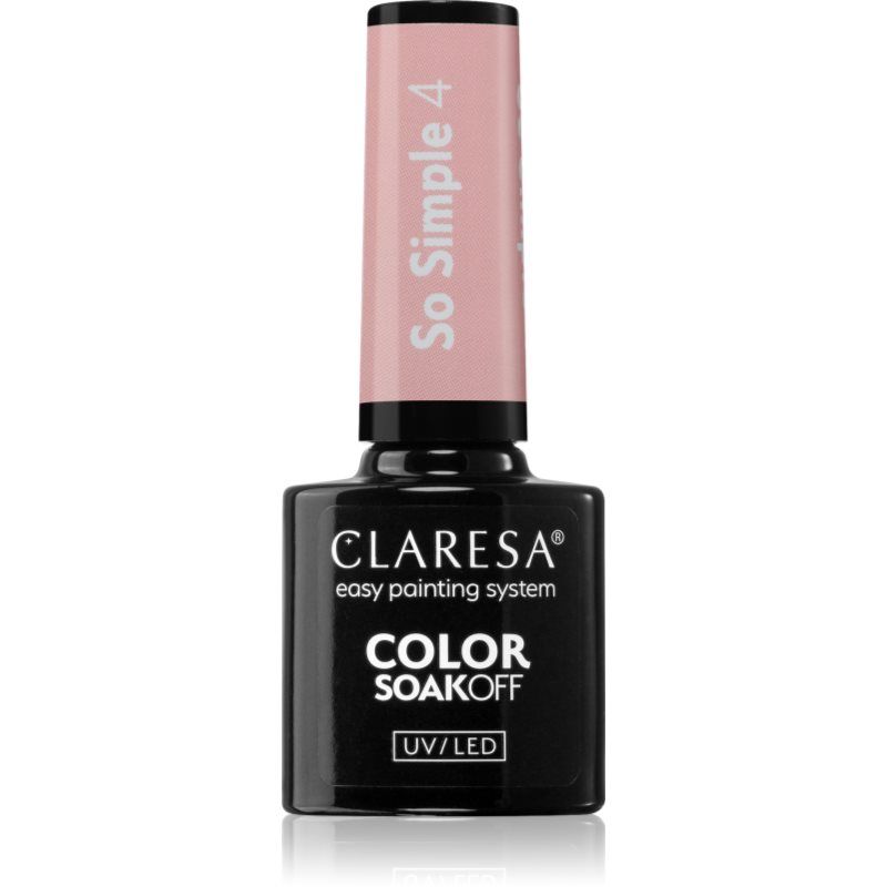 Claresa SoakOff UV/LED Color So Simple geelikynsilakka sävy 4 5 g