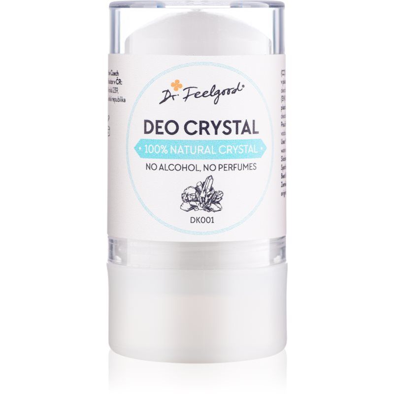 Dr. Feelgood Deo Crystal deodoranttipuikko sisältää kivennäisaineita 115 g