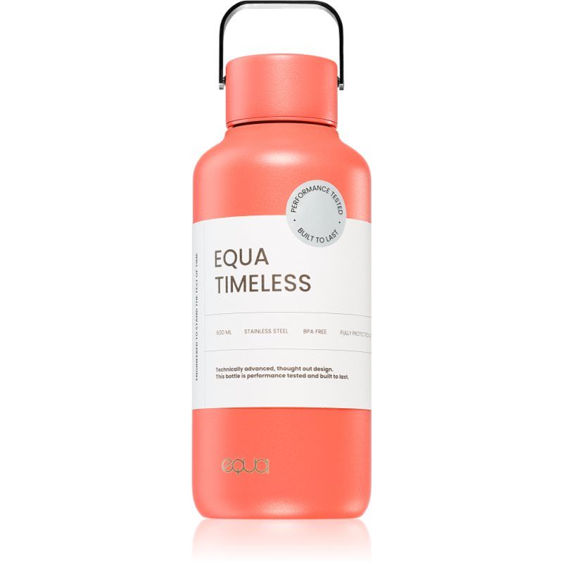 Equa Timeless juomapullo ruostumattomasta teräksestä pieni väri Aperol 600 ml
