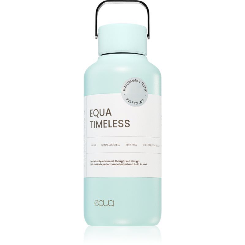 Equa Timeless juomapullo ruostumattomasta teräksestä pieni väri Splash 600 ml