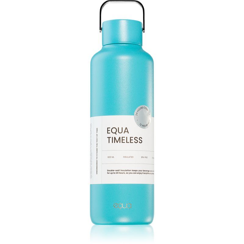 Equa Timeless Thermo termospullo pieni väri Wave 600 ml
