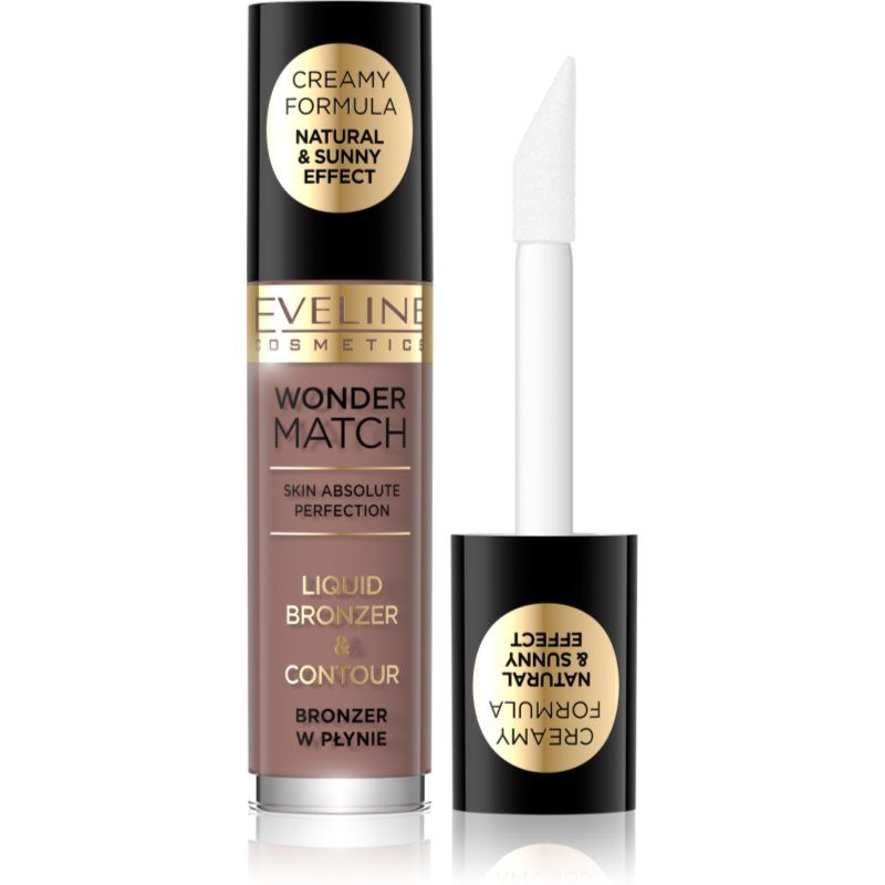 Eveline Cosmetics Wonder Match nestemäinen aurinkopuuteri sävy 01 4,5 ml