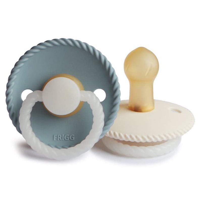 FRIGG Rope Night Size 1:0-6 months tutti Stone Blue Night/Cream Night 2 kpl
