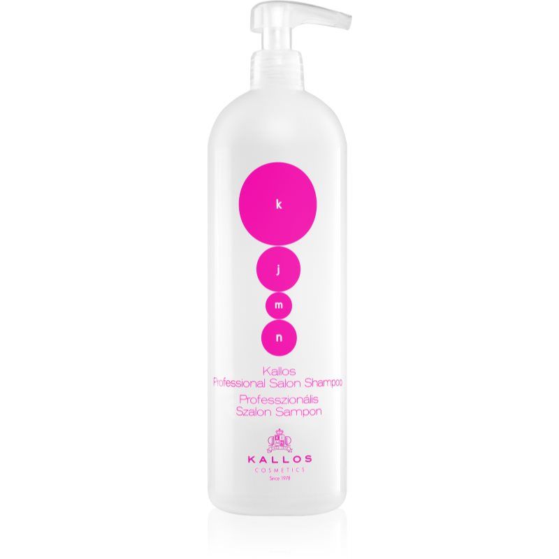 Kallos KJMN Professional Professional Salon Shampoo ravitseva, uudistava ja vahvistava shampoo 1000 ml