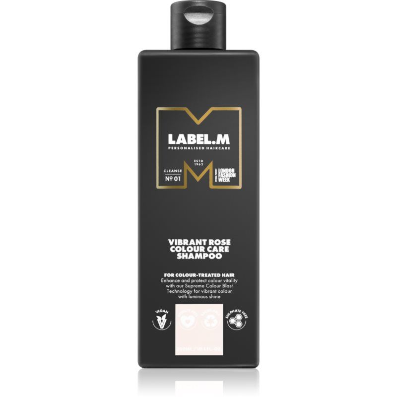 label.m Vibrant Rose shampoo värin suojaamiseen 300 ml
