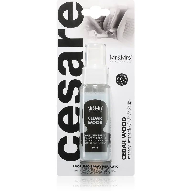 Mr & Mrs Fragrance Cesare Cedar Wood ilmanraikastin autoon 50 ml
