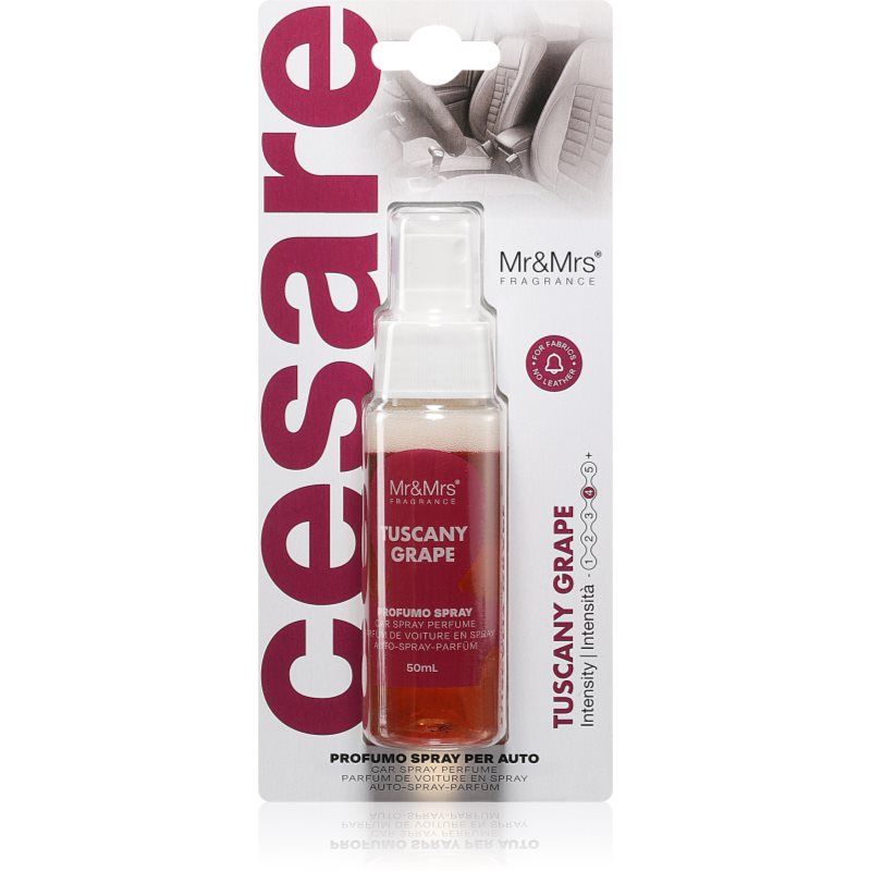 Mr & Mrs Fragrance Cesare Tuscany Grape ilmanraikastin autoon 50 ml