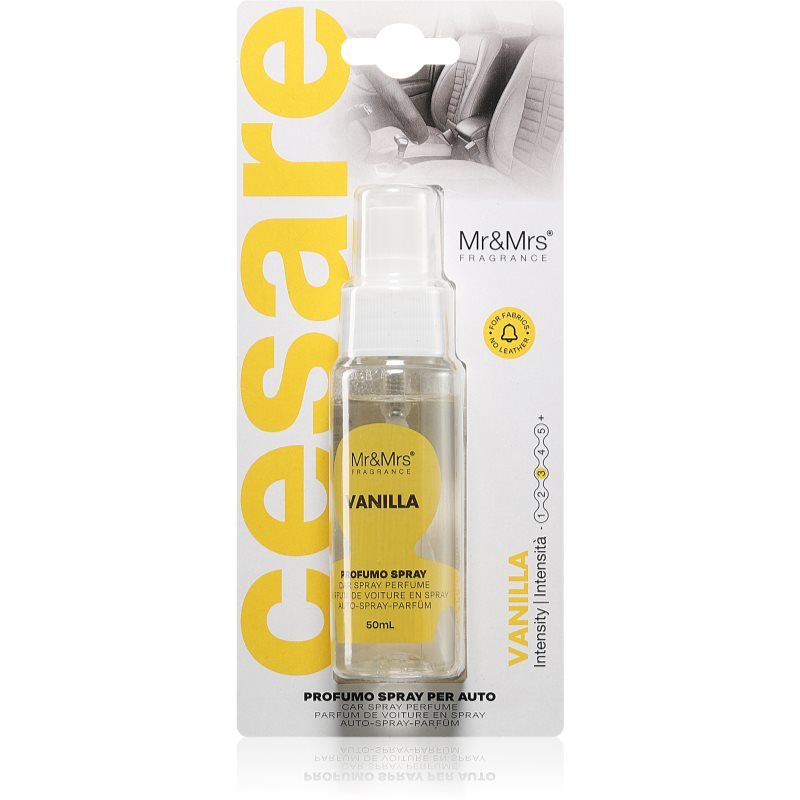 Mr & Mrs Fragrance Cesare Vanilla ilmanraikastin autoon 50 ml