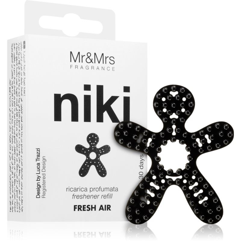 Mr & Mrs Fragrance Niki Fresh Air autotuoksu täyttöpakkaus 1 kpl