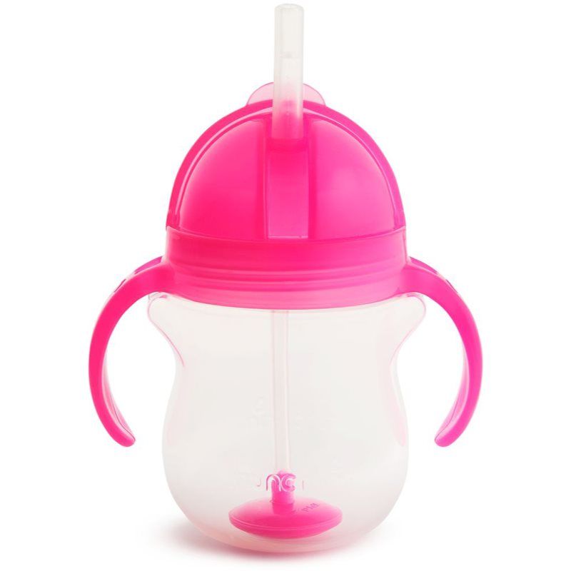 Munchkin Click Lock™ Tip & Sip kuppi sisältää pillin painolla Pink 6 m+ 207 ml