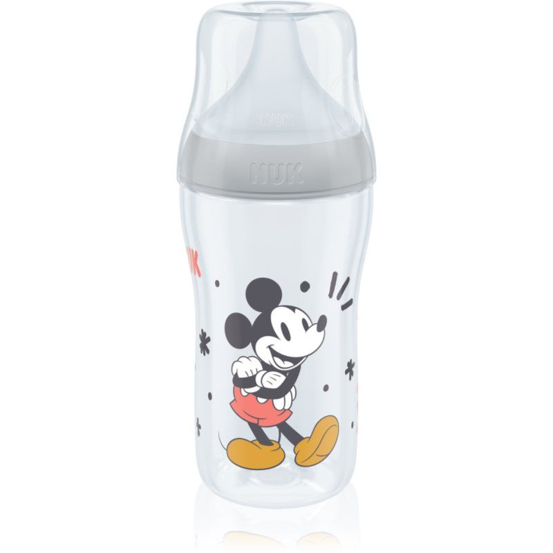 NUK Perfect Match pullo lämpötilantarkistustoiminto Mickey 260 ml