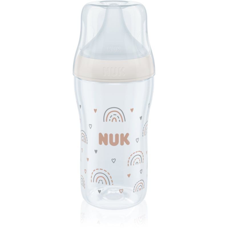 NUK Perfect Match pullo lämpötilantarkistustoiminto White 260 ml