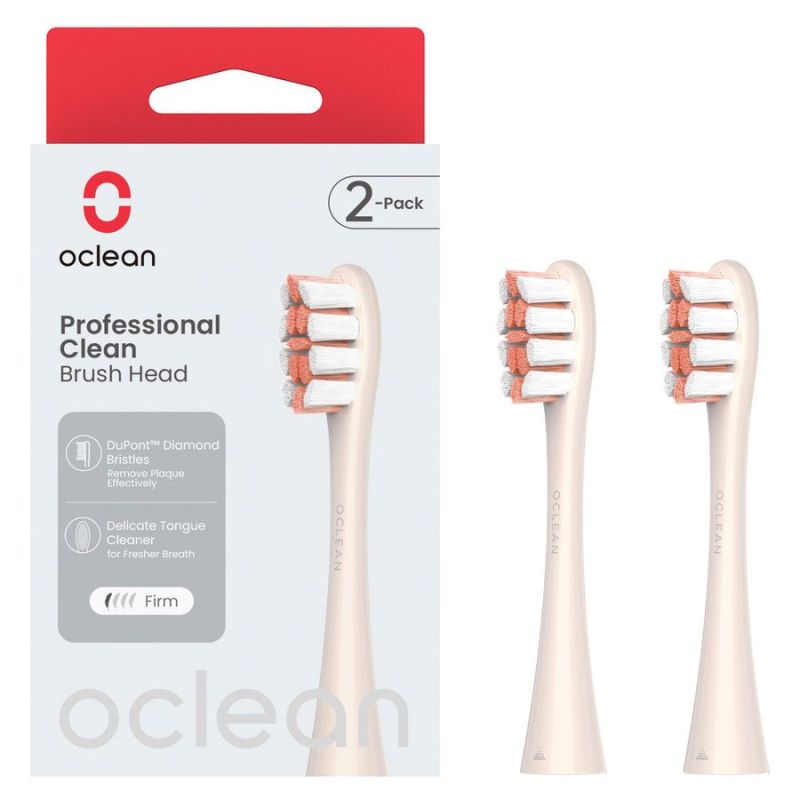 Oclean Professional Clean Brush Head Golden 2 kpl