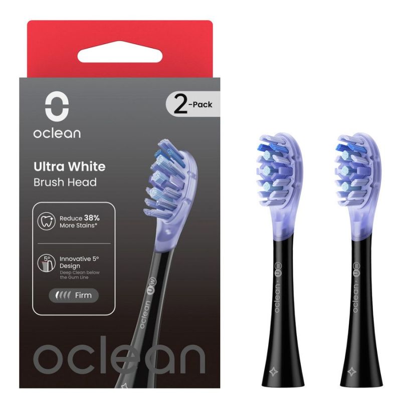 Oclean Ultra White Brush Head 2 kpl – Black