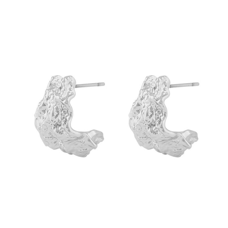 Snö Of Sweden Lauren Oval Earring – Plain Silver