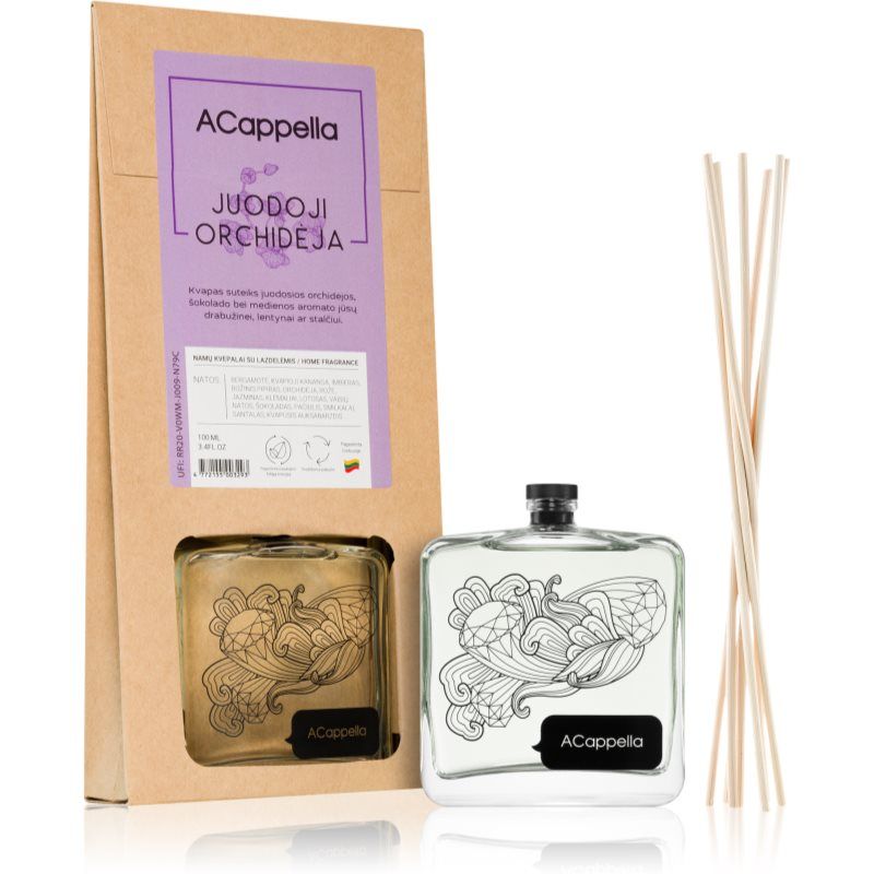 ACappella Black Orchid aromadiffuuseri täytöllä 100 ml