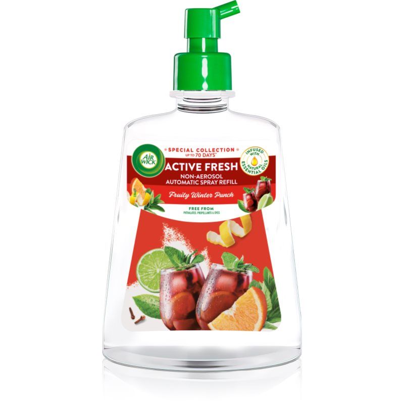 Air Wick Active Fresh Family Winter Punch ilmanraikastin täyttöpakkaus 228 ml