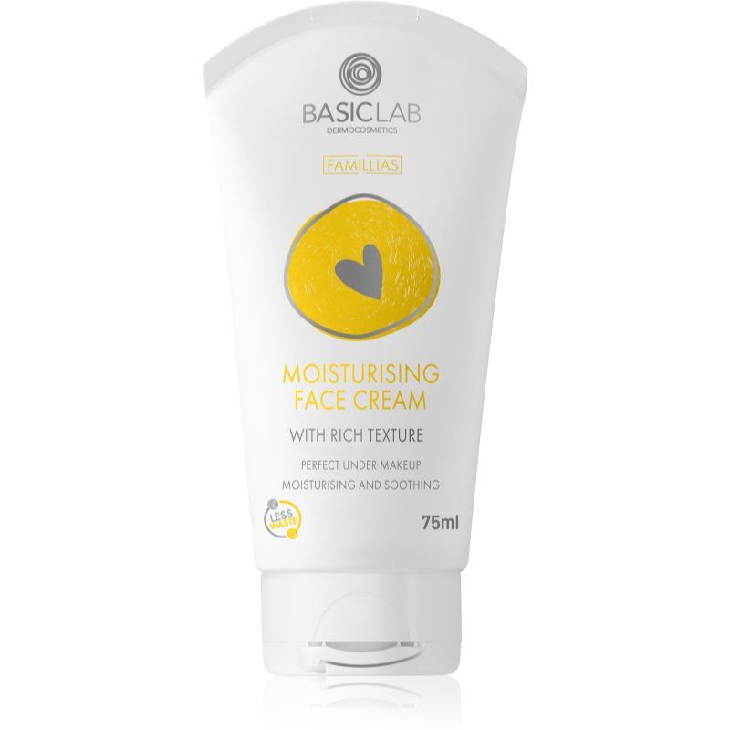BasicLab Dermocosmetics Famillias täyteläinen kosteusvoide kasvoille 75 ml