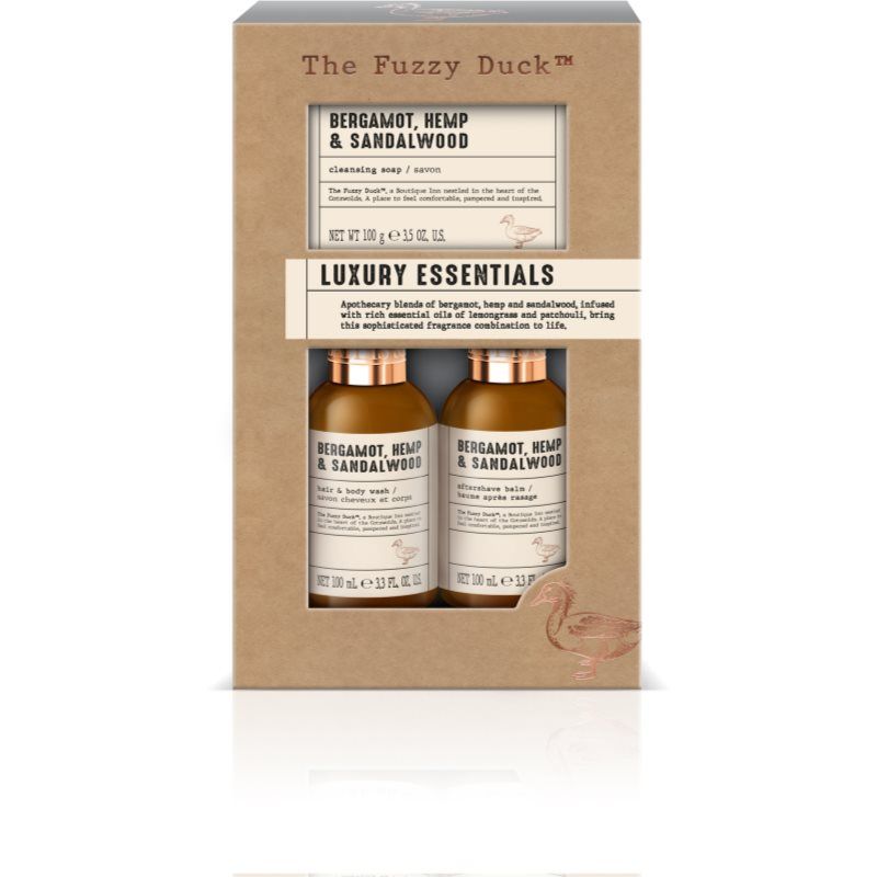 Baylis & Harding The Fuzzy Duck Bergamot, Hemp & Sandalwood lahjasetti (vartalolle) miehille