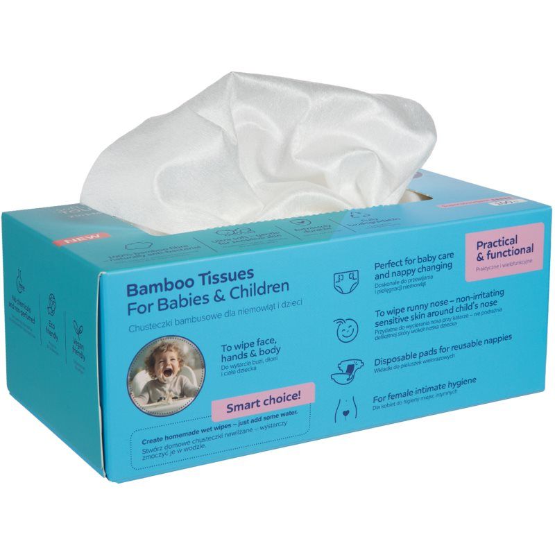 Canpol babies Bamboo Tissues Postpartum Pads pyyhkeet bambua 100 kpl