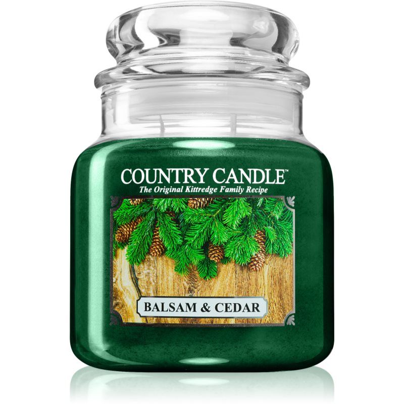 Country Candle Balsam & Cedar tuoksukynttilä 453 g