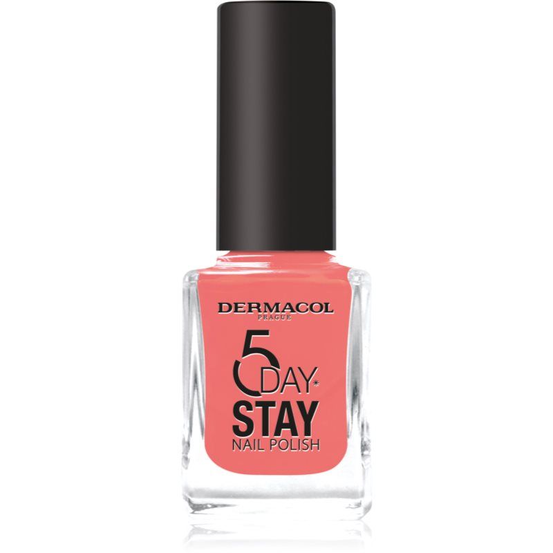 Dermacol 5 Day Stay pitkäkestoinen kynsilakka sävy 60 Coral Island 11 ml