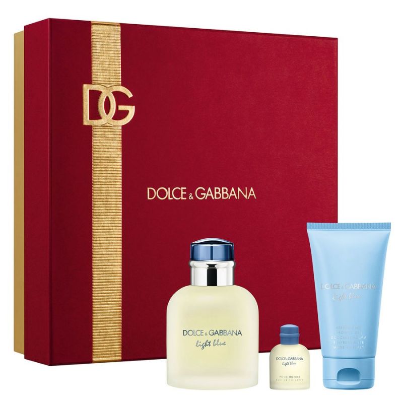 Dolce & Gabbana Gift Set Light Blue Pour Homme Eau De Toilette 75