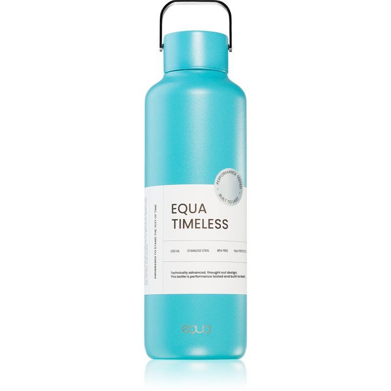 Equa Timeless juomapullo ruostumattomasta teräksestä väri Wave 1000 ml
