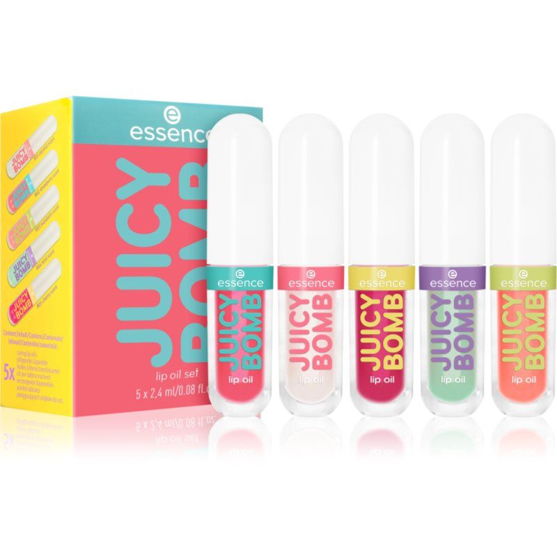 essence Juicy Bomb lahjasetti huuliin 5 kpl