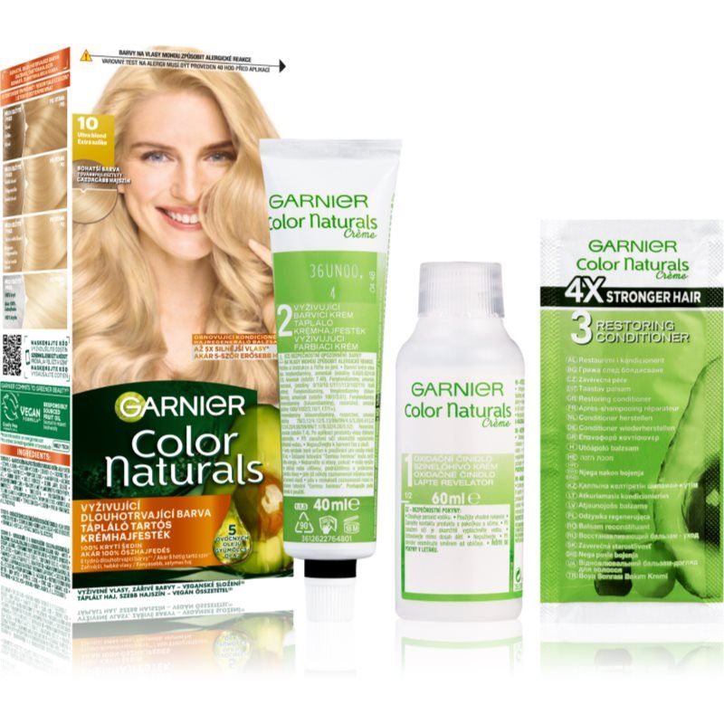 Garnier Color Naturals Creme hiusväri sävy 10 Natural Ultra Light Blond 1 kpl