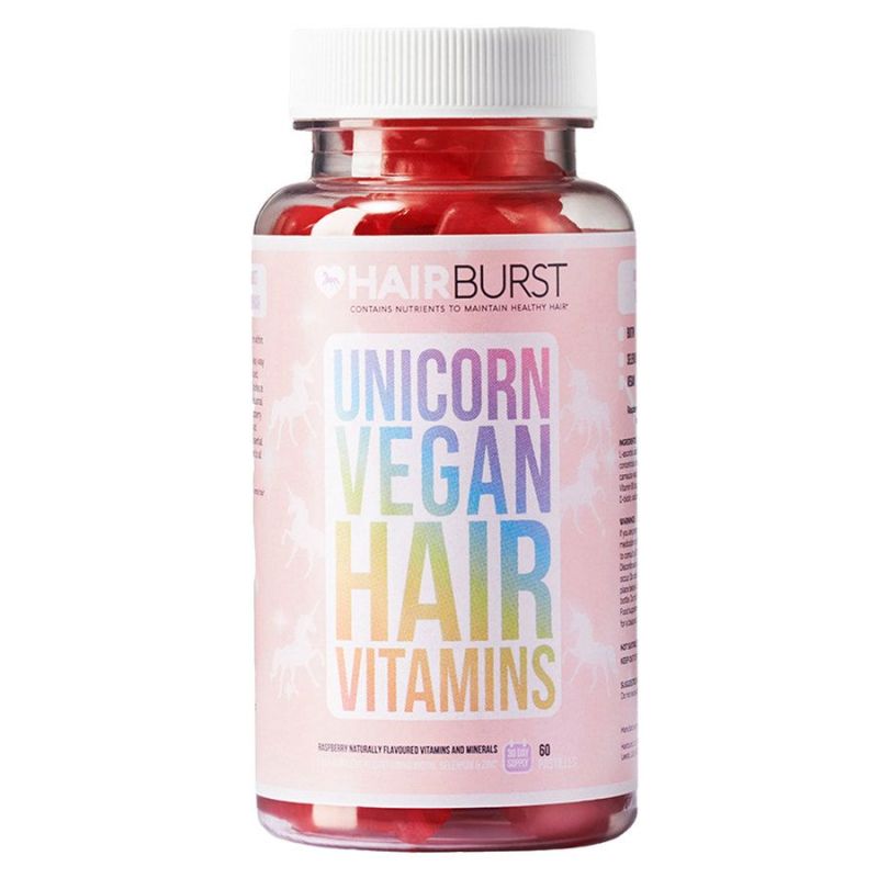Hairburst Unicorn Vegan Hair Vitamins 60 kpl