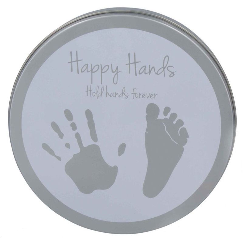 Happy Hands 2D Round Paint Print Kit vauvan käden- ja jalanjälkisetti 1 kpl