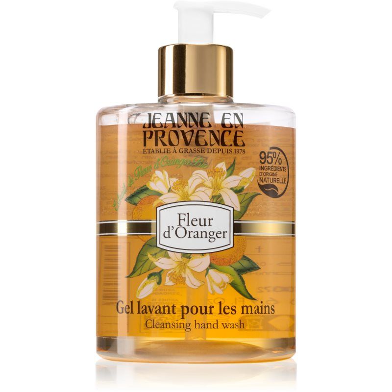 Jeanne en Provence Orange Blossom nestemäinen käsisaippua 500 ml