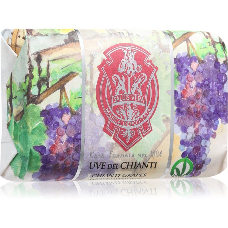 La Florentina Chianti Grapes Hand Soap luonnollinen palasaippua 200 g
