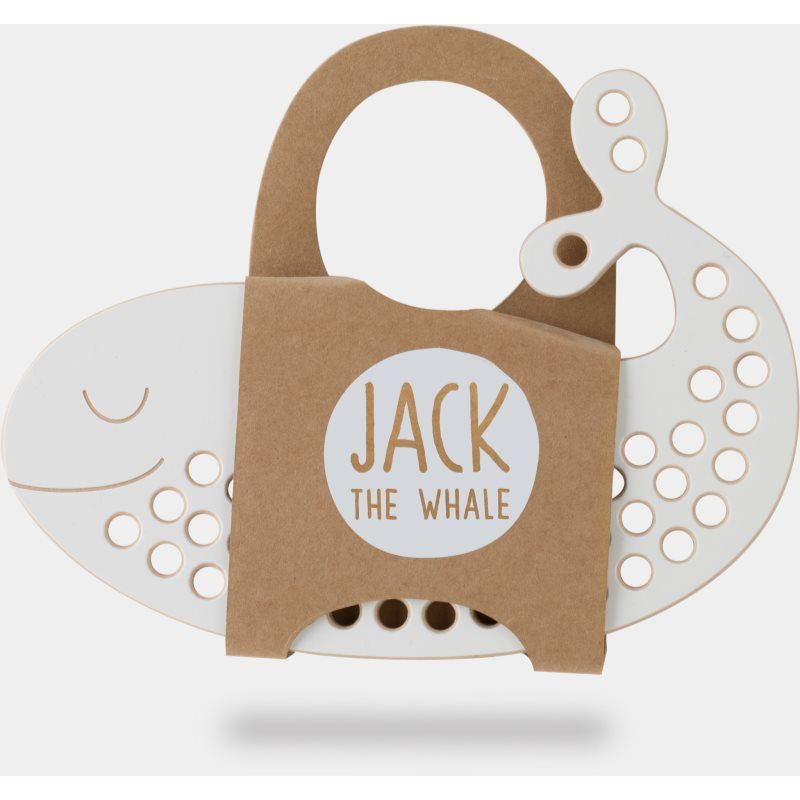 Milin Big Wooden Lacing Toy Whale Jack aktiivilelu 9 cm x 19,5 cm x 0,7 cm 1 kpl