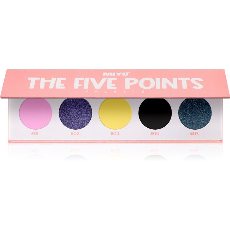 Miyo Eyeshadow The five points luomiväripaletti sävy 26 Make it funky eyes 1 kpl