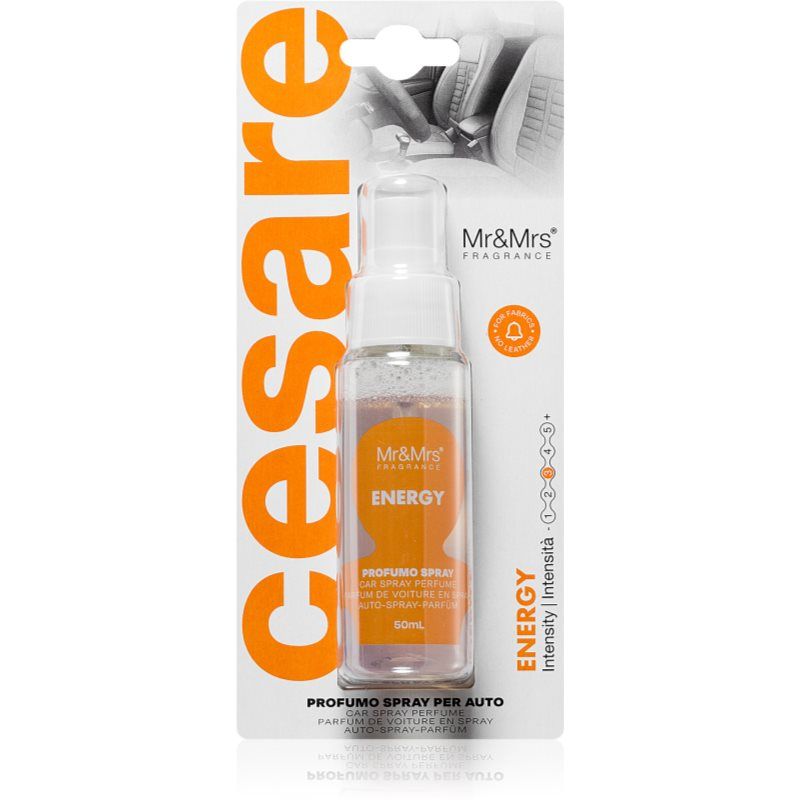 Mr & Mrs Fragrance Cesare Energy ilmanraikastin autoon 50 ml